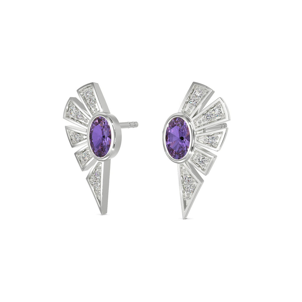 Royale Glam Diamond Earrings