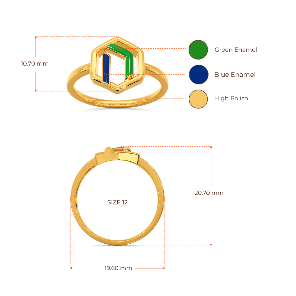 Varsity Prep Gold Rings image