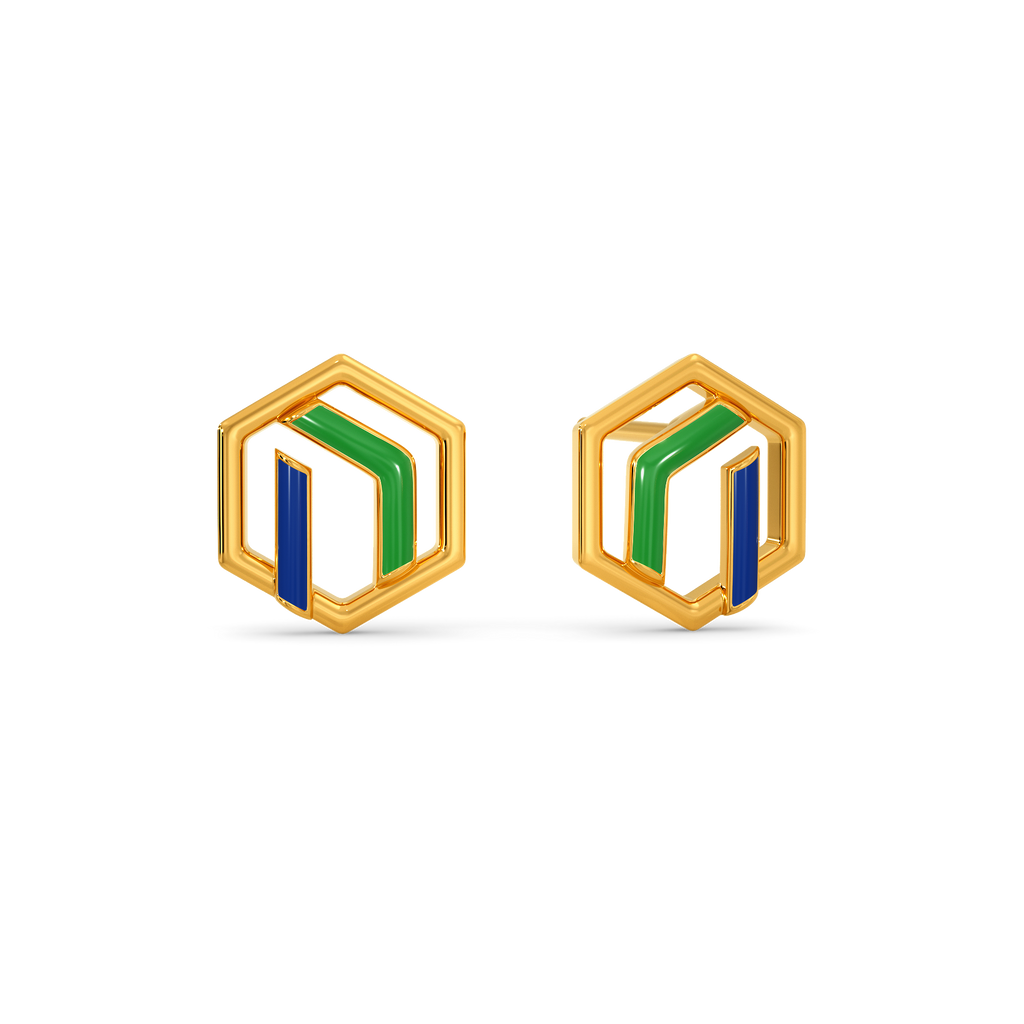 Varsity Prep Gold Earrings