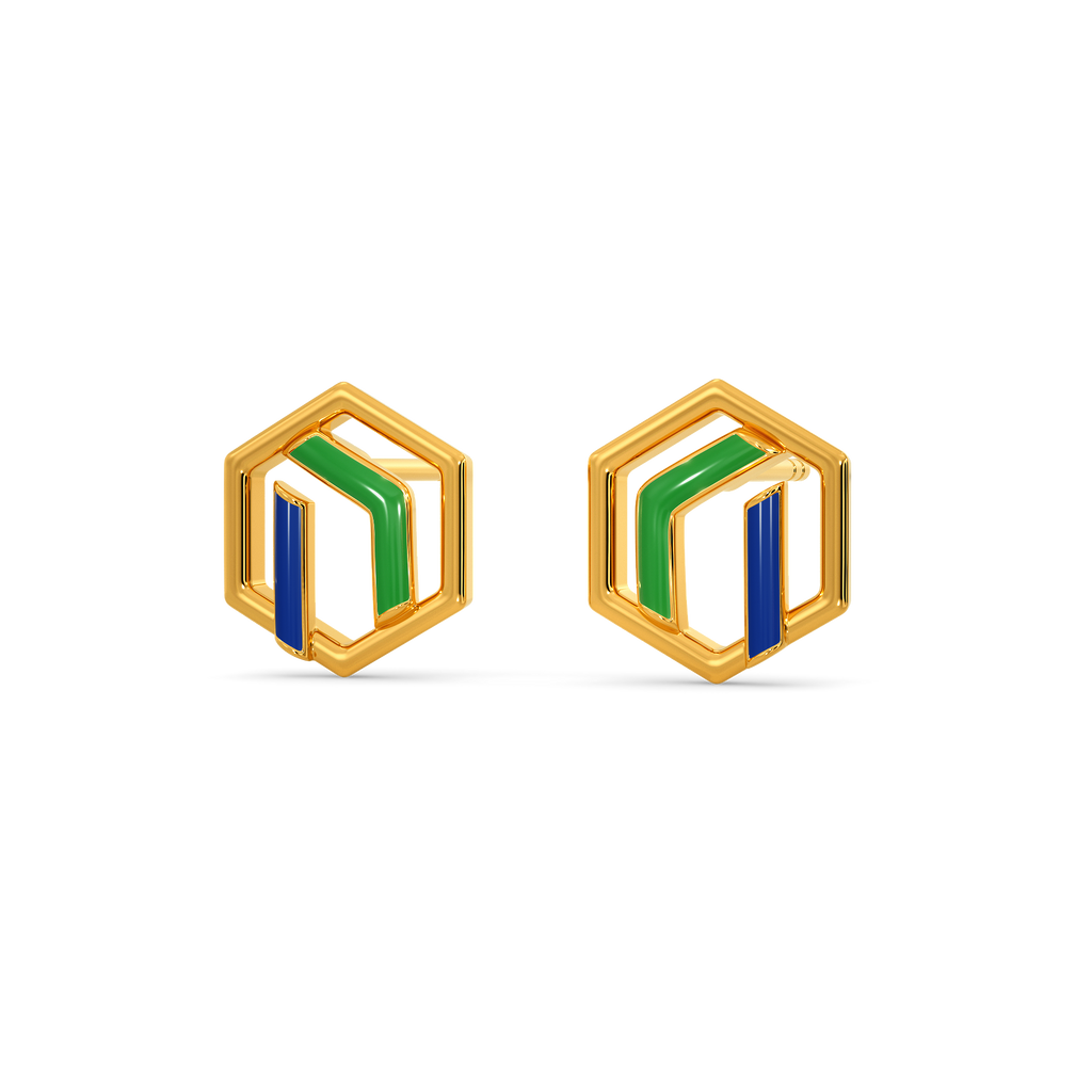 Varsity Prep Gold Earrings