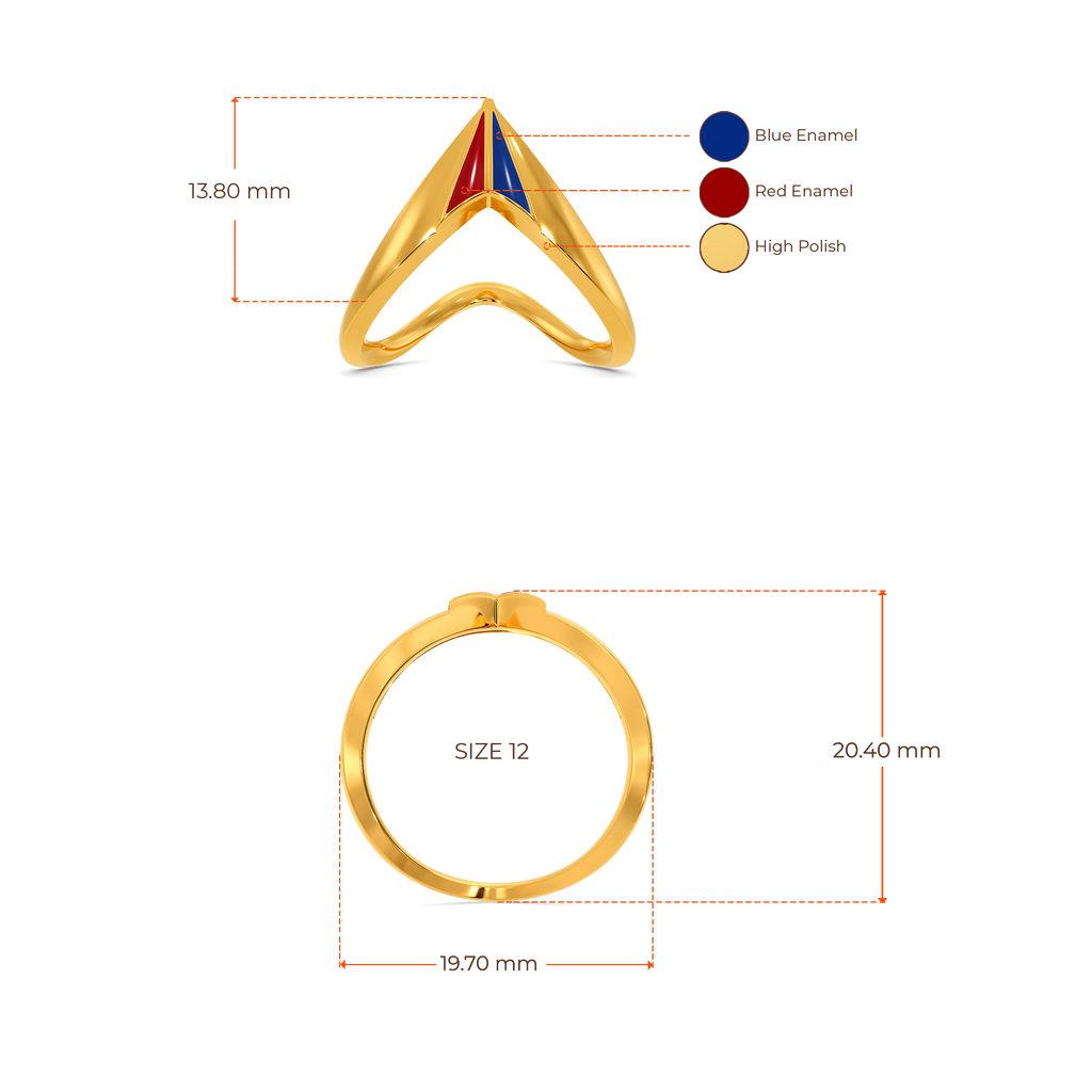 Varsity Valor Gold Rings image