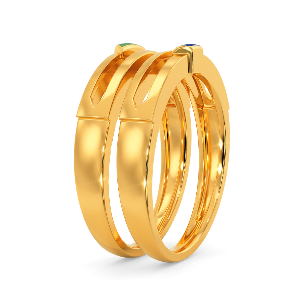 Old School Prep Gold Rings image