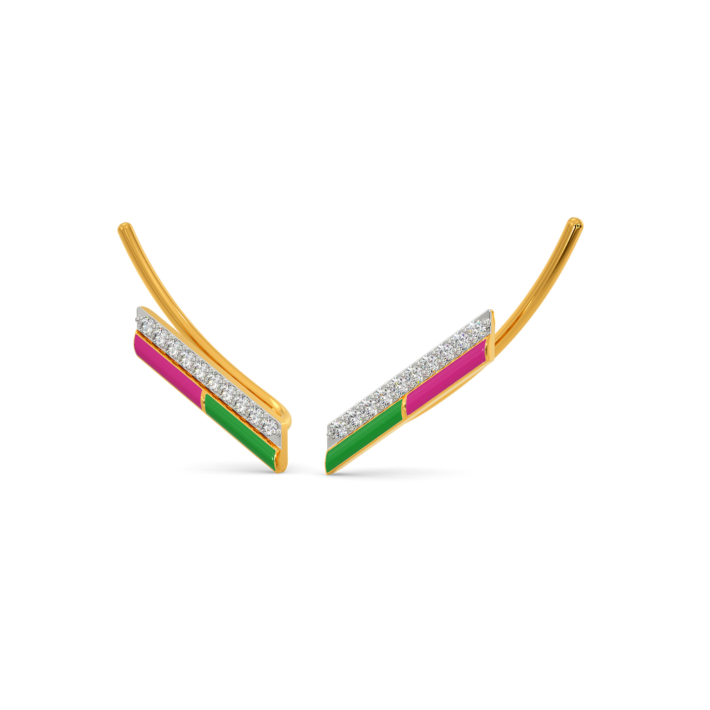 Team Spirit Diamond Earrings
