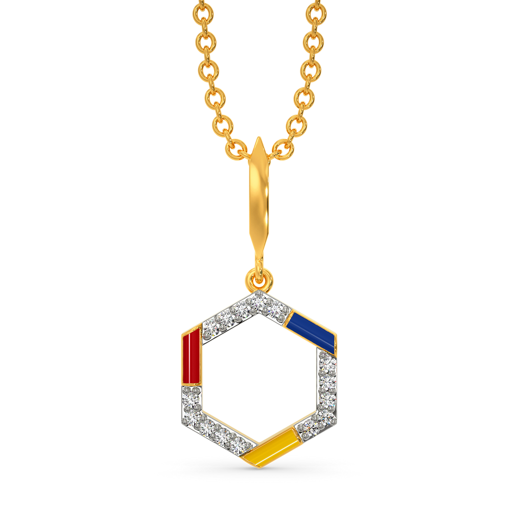 Varsity Showcase Diamond Pendants