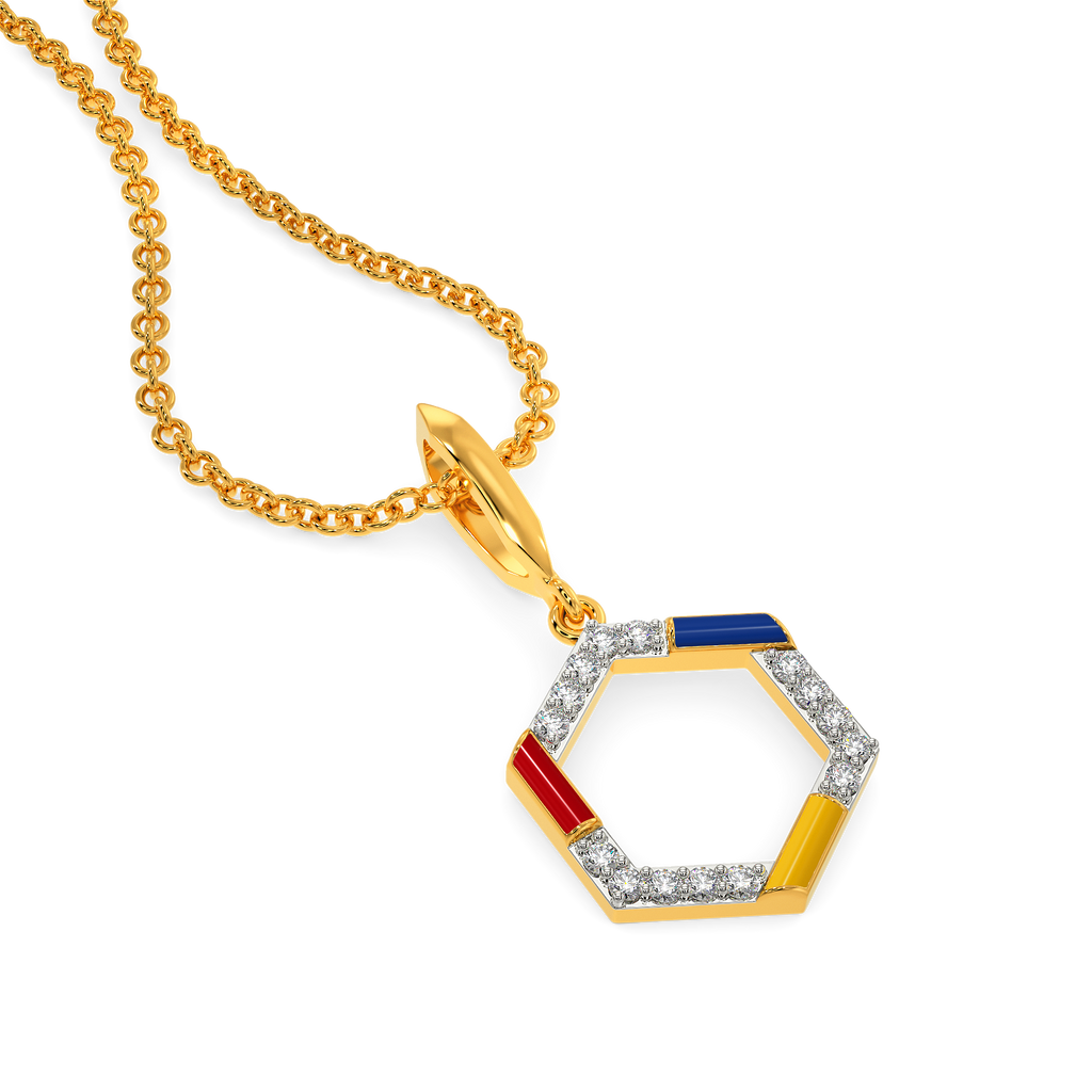 Varsity Showcase Diamond Pendants