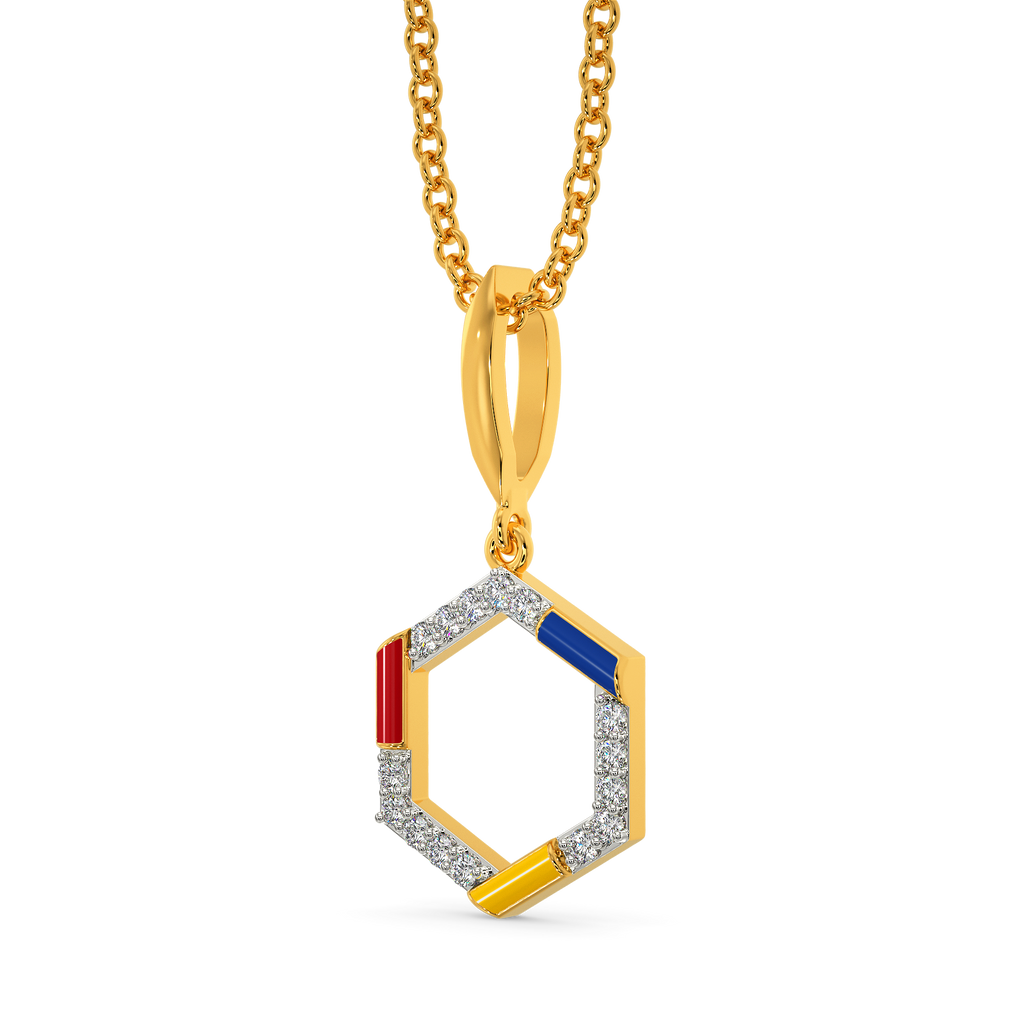 Varsity Showcase Diamond Pendants