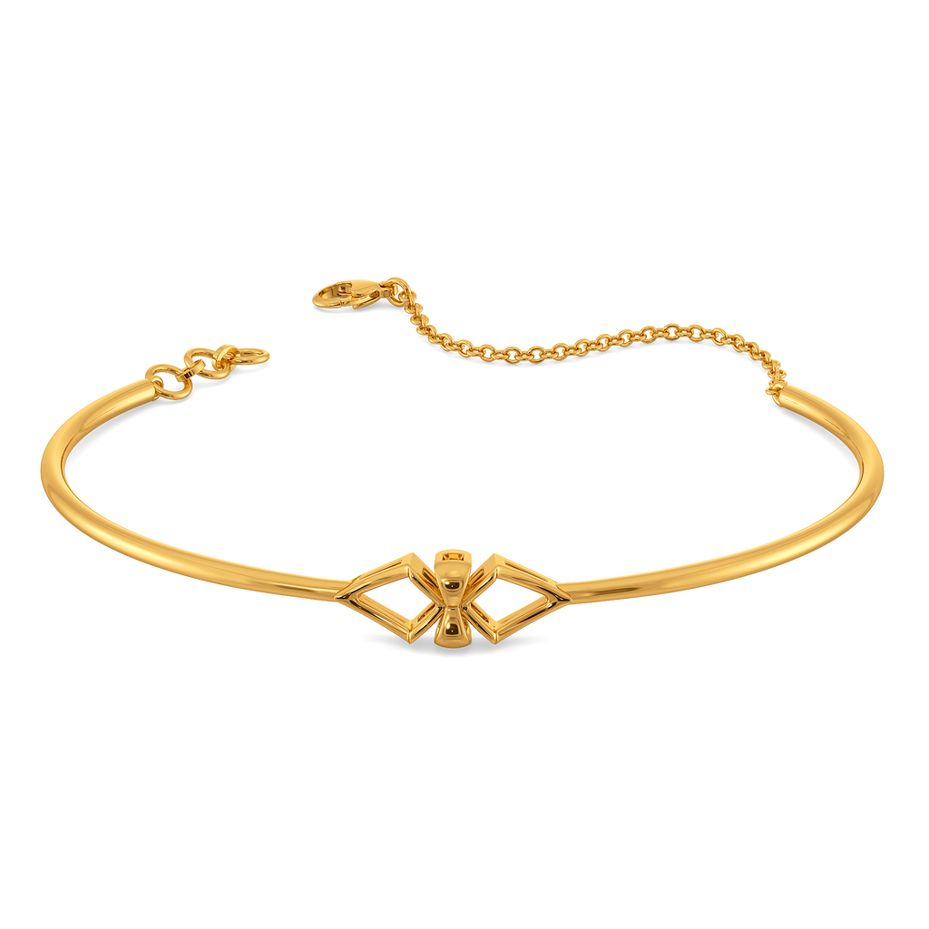 Opaline Bow Gold Bangles