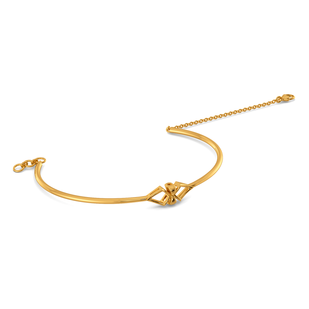 Opaline Bow Gold Bangles