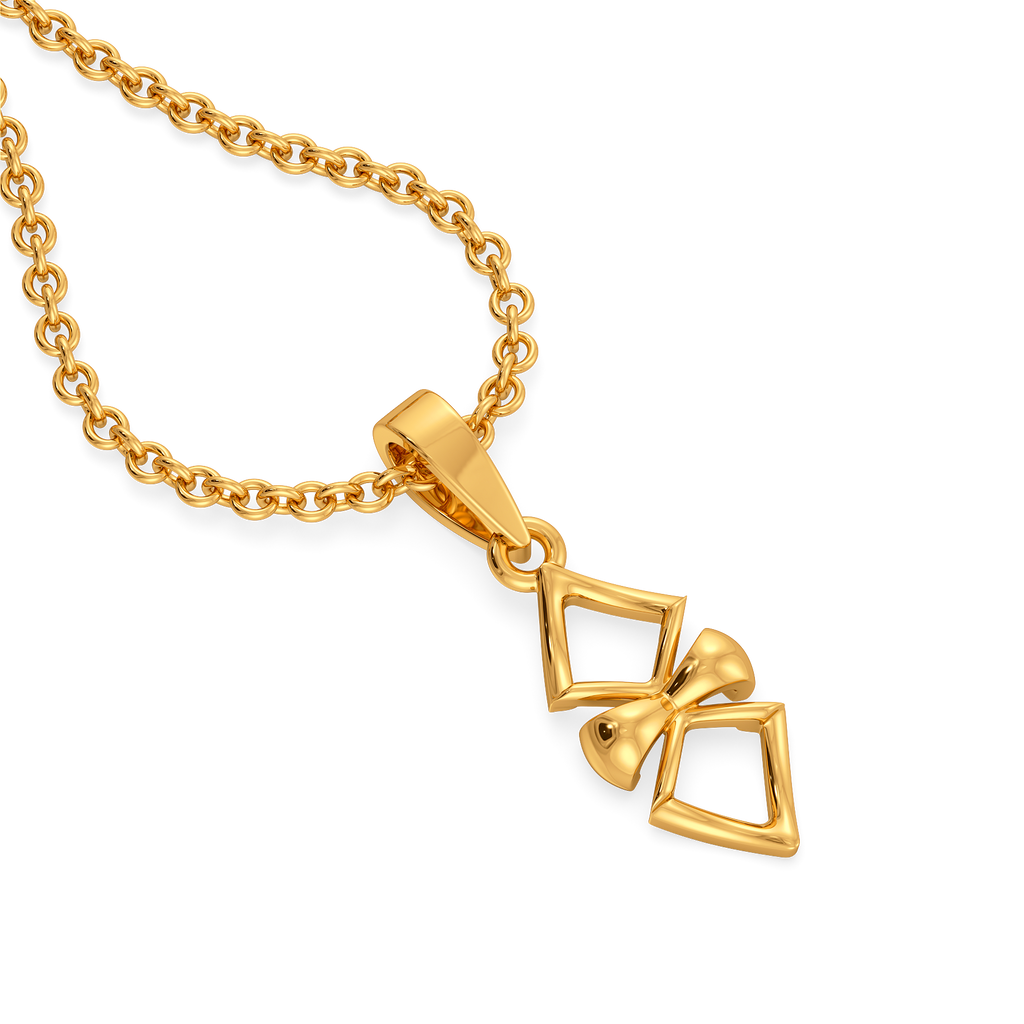 Opaline Bow Gold Pendants