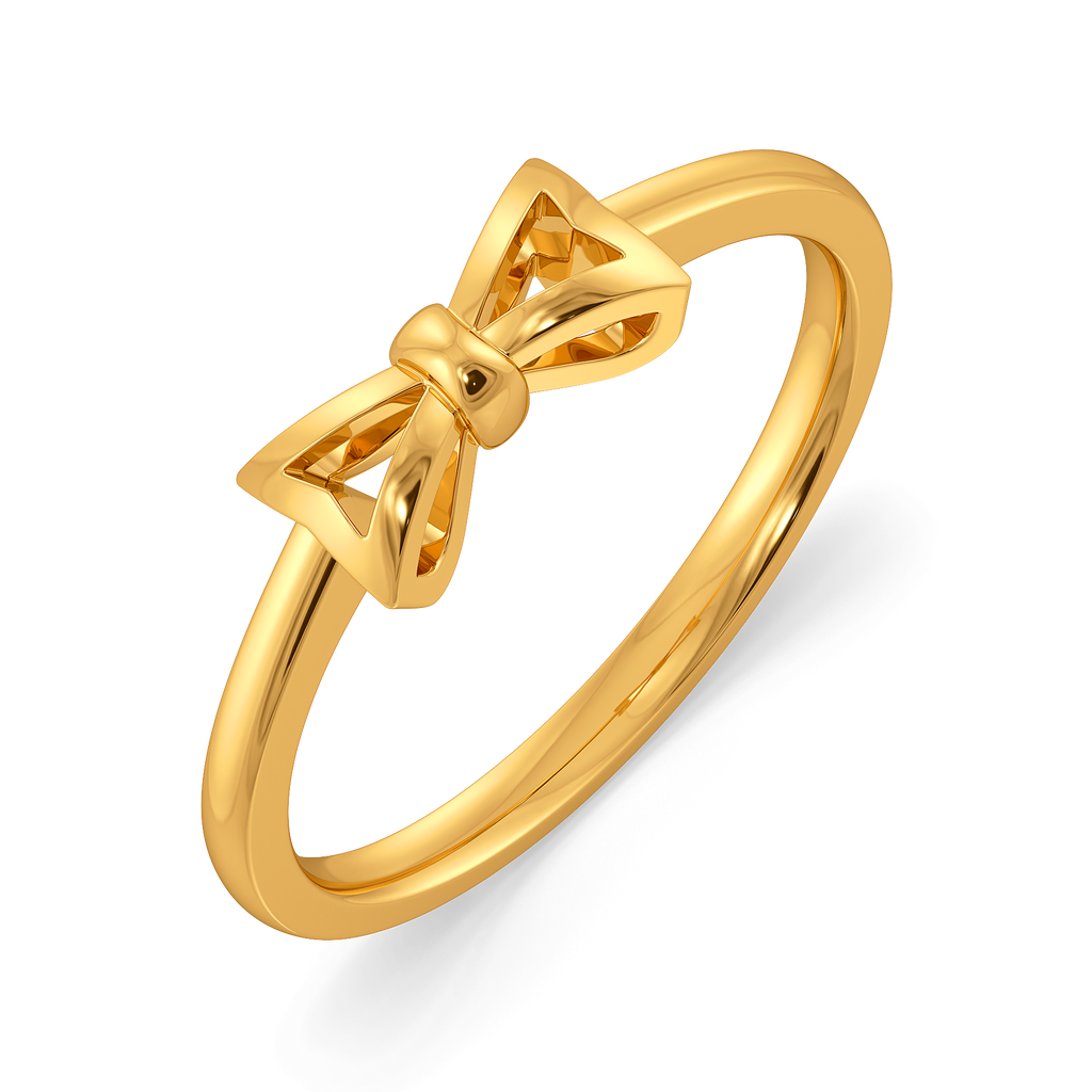 Ribbon Royale Gold Rings