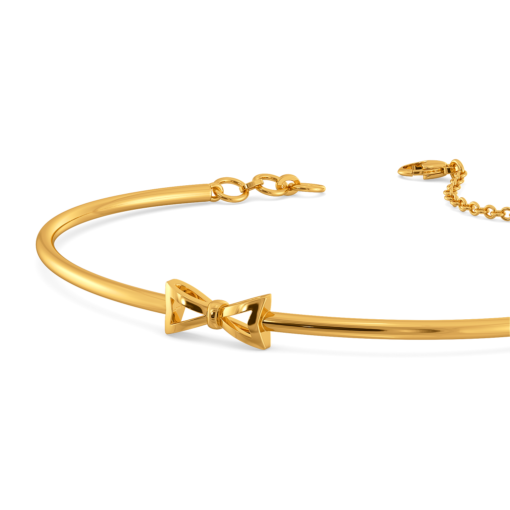 Ribbon Royale Gold Bangles