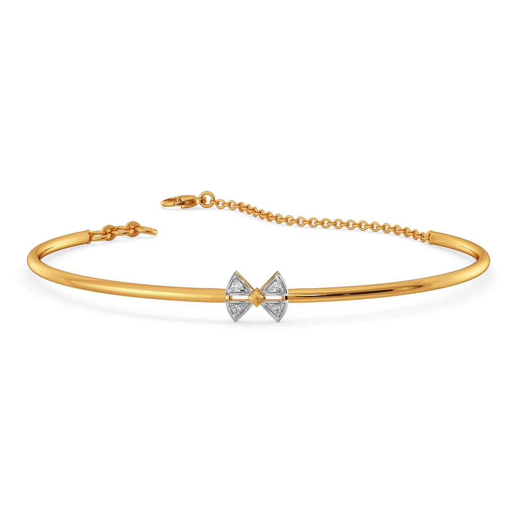 Lustre Knot Diamond Bangles