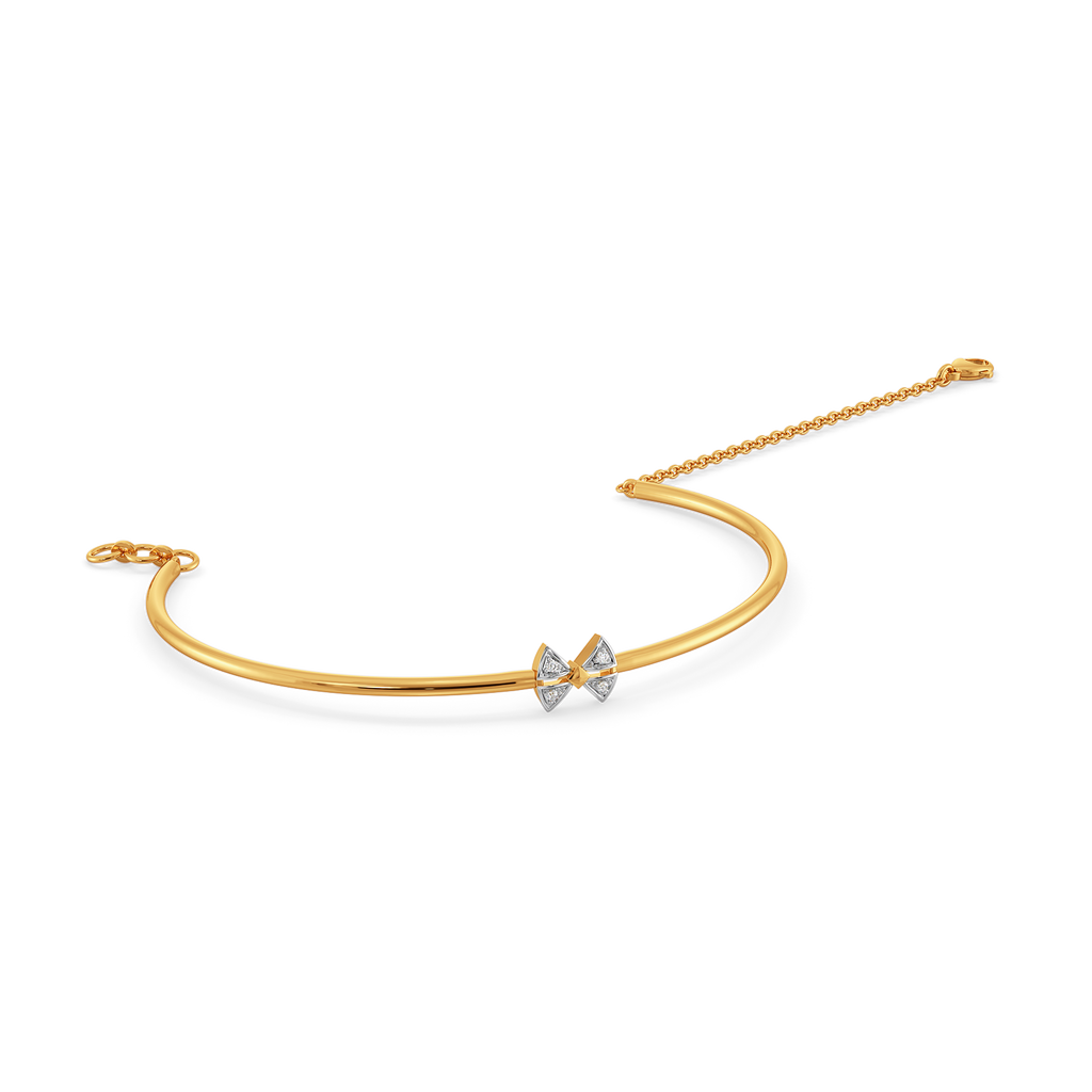 Lustre Knot Diamond Bangles