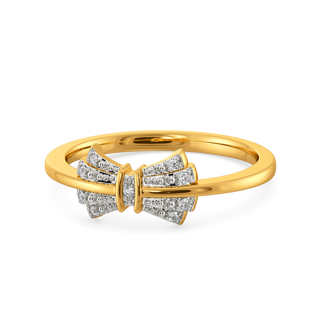 Tied in Light Diamond Rings alternate view 2