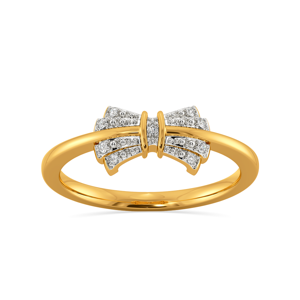 Tied in Light Diamond Rings alternate view 3