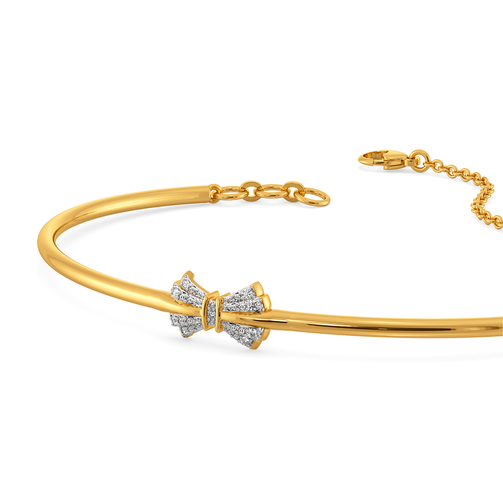 Tied in Light Diamond Bangles