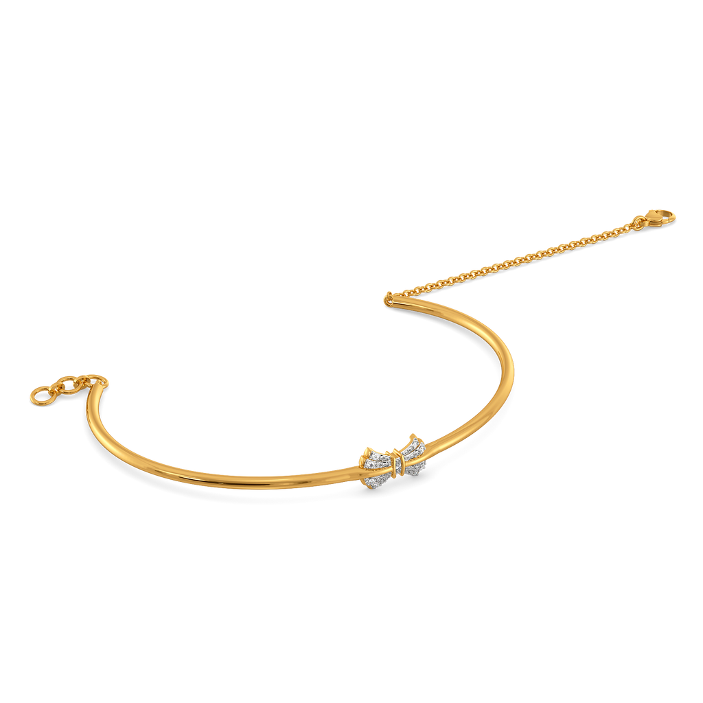 Tied in Light Diamond Bangles
