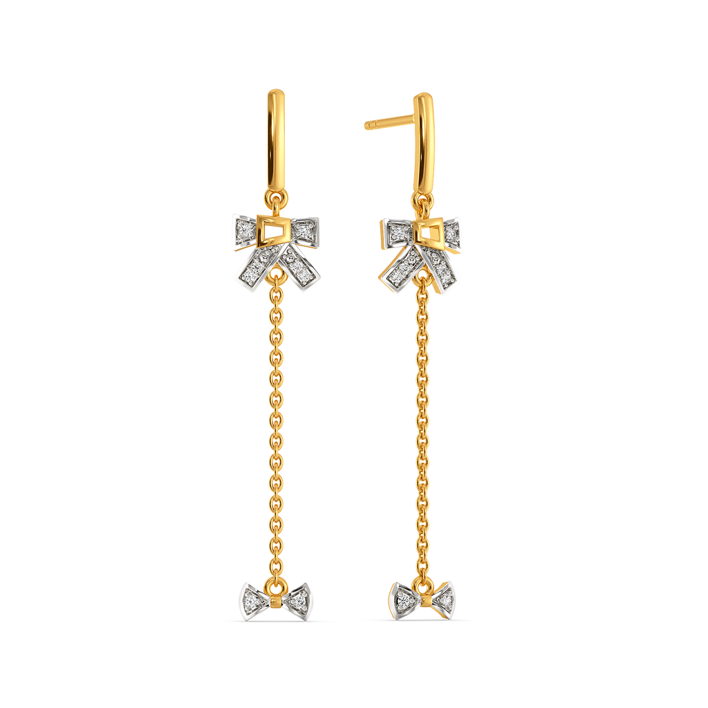 Couture Knot Diamond Earrings