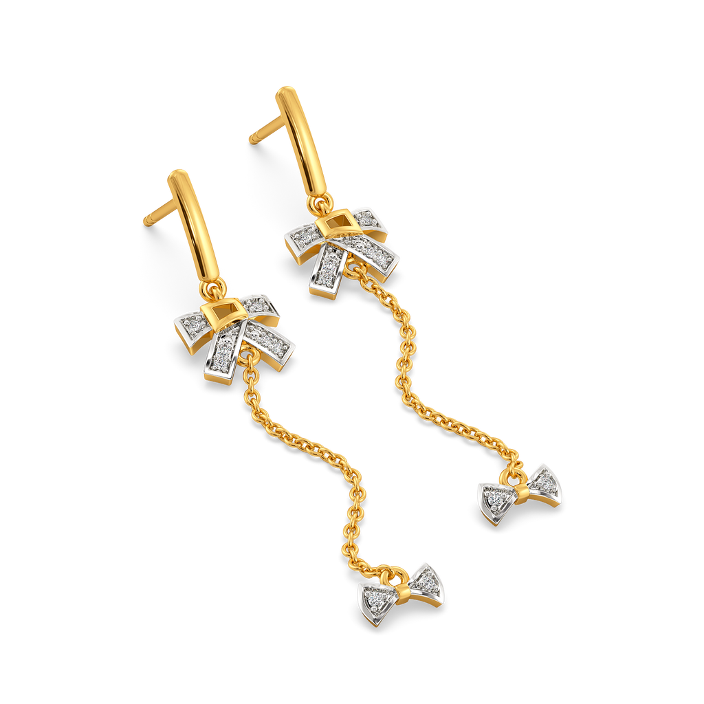 Couture Knot Diamond Earrings