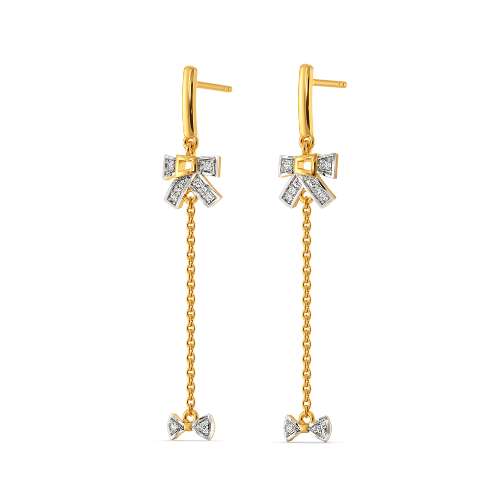 Couture Knot Diamond Earrings