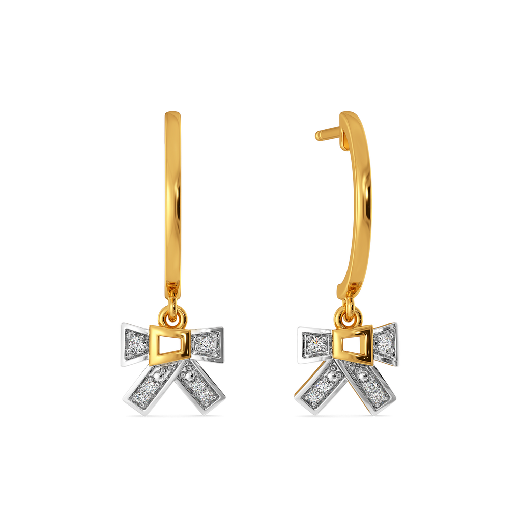 Couture Knot Diamond Earrings