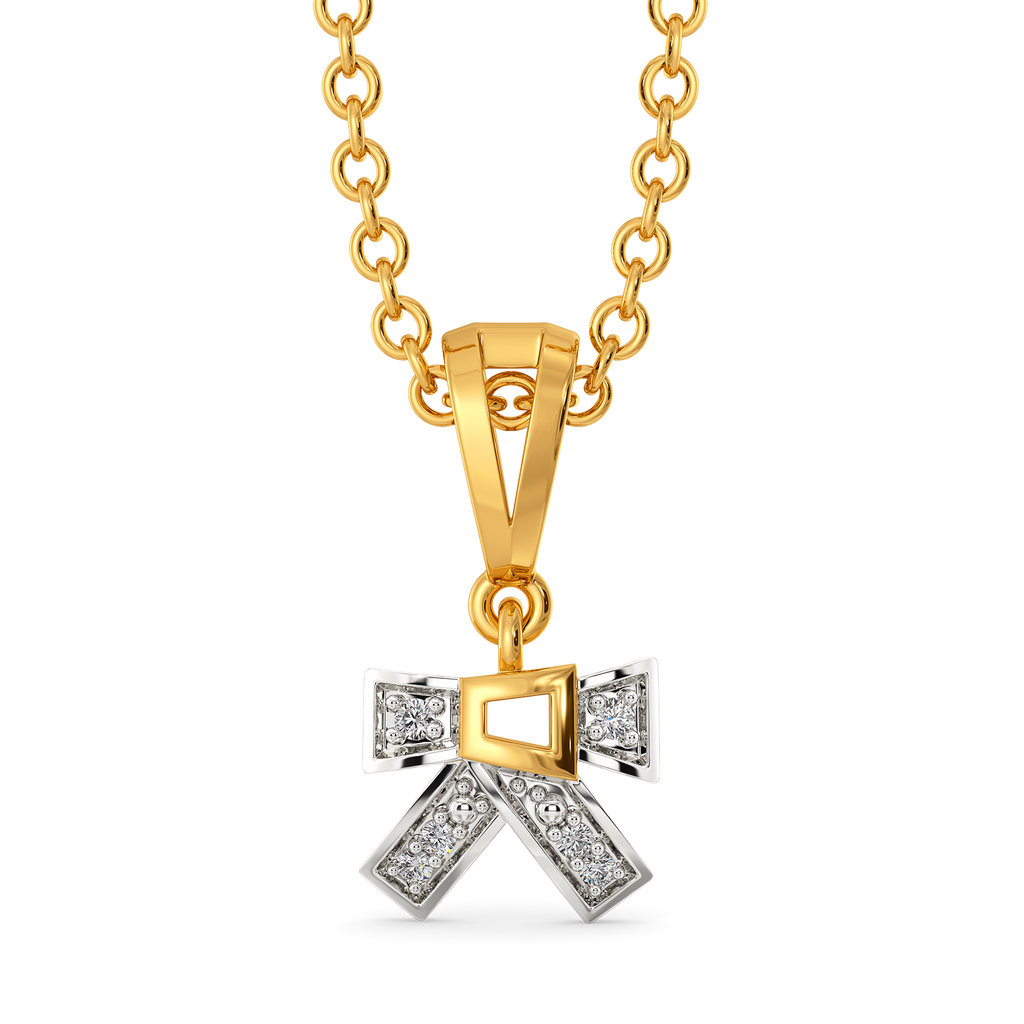 Couture Knot Diamond Pendants