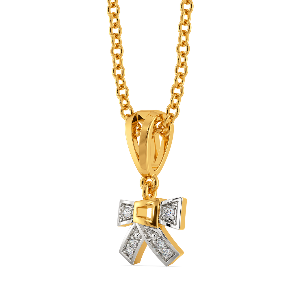 Couture Knot Diamond Pendants
