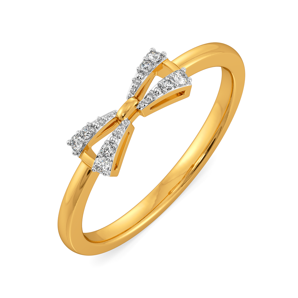 Sweetheart Knots Diamond Rings