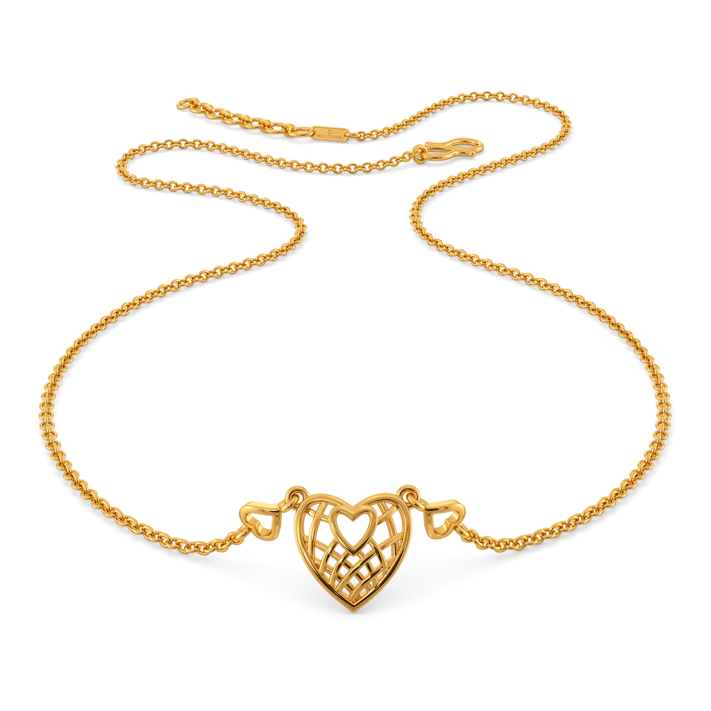 Hearts in Love Gold Necklaces