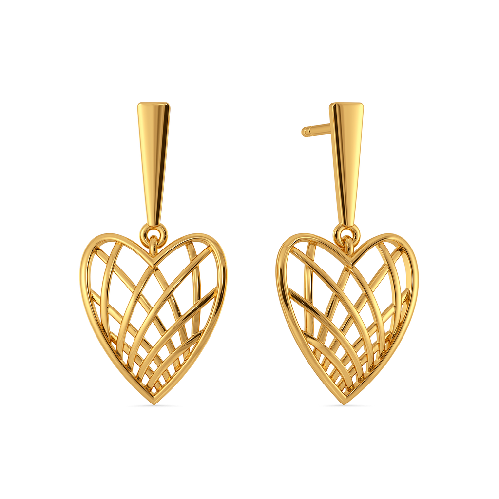 You are My Muse Gold Earrings