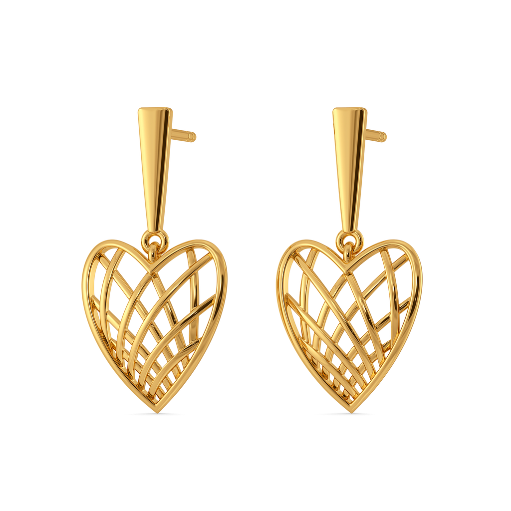 You are My Muse Gold Earrings
