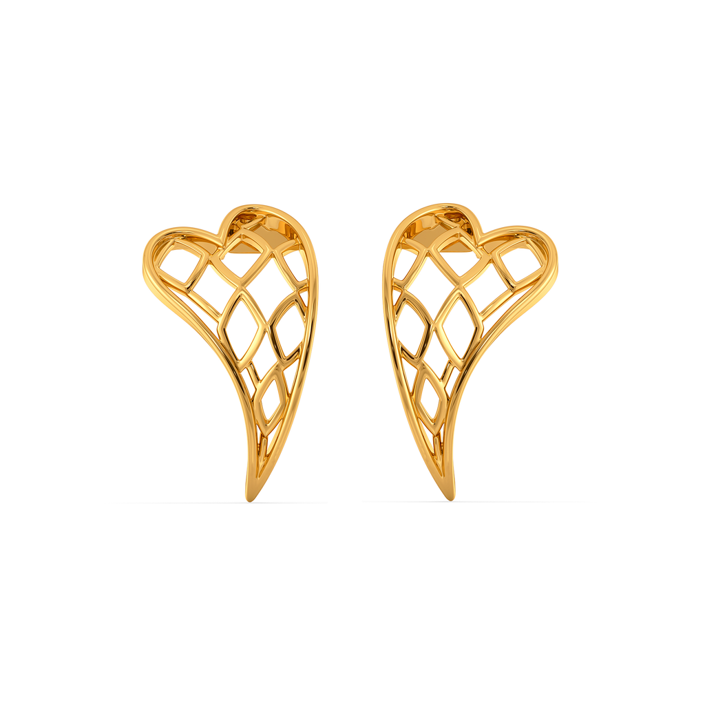 You are My Muse Gold Earrings
