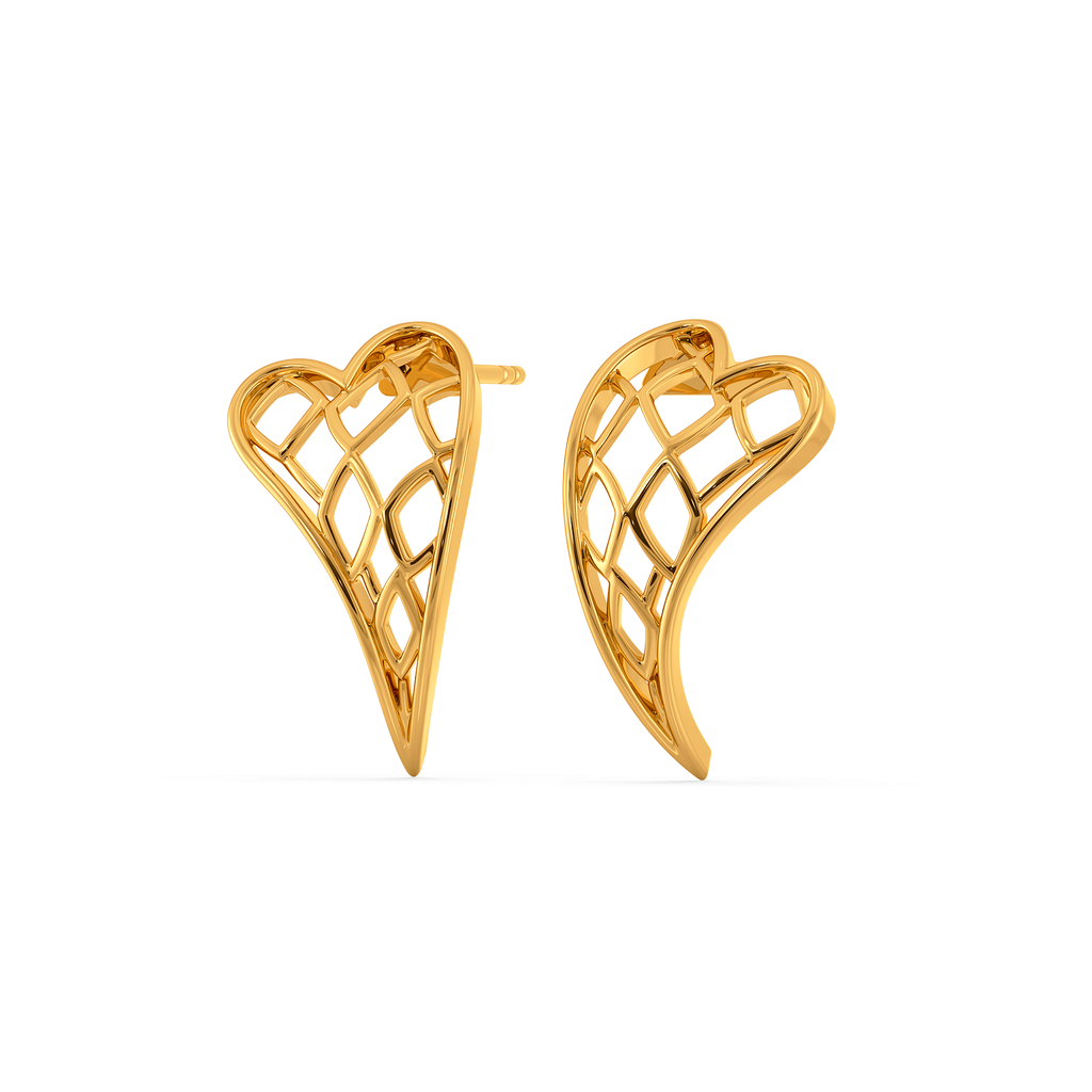 You are My Muse Gold Earrings