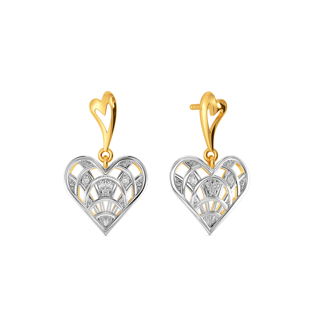 Heartbeat Diamond Earrings