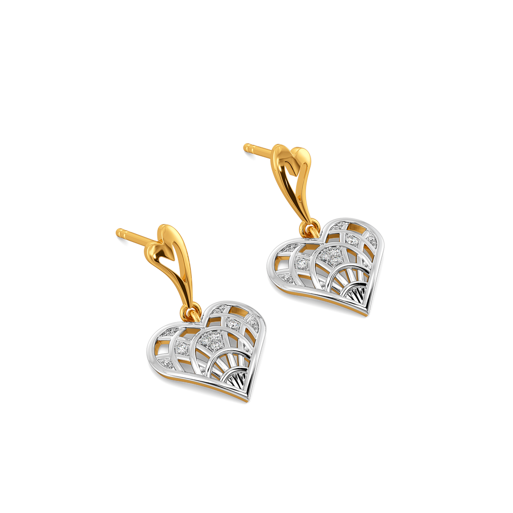 Heartbeat Diamond Earrings