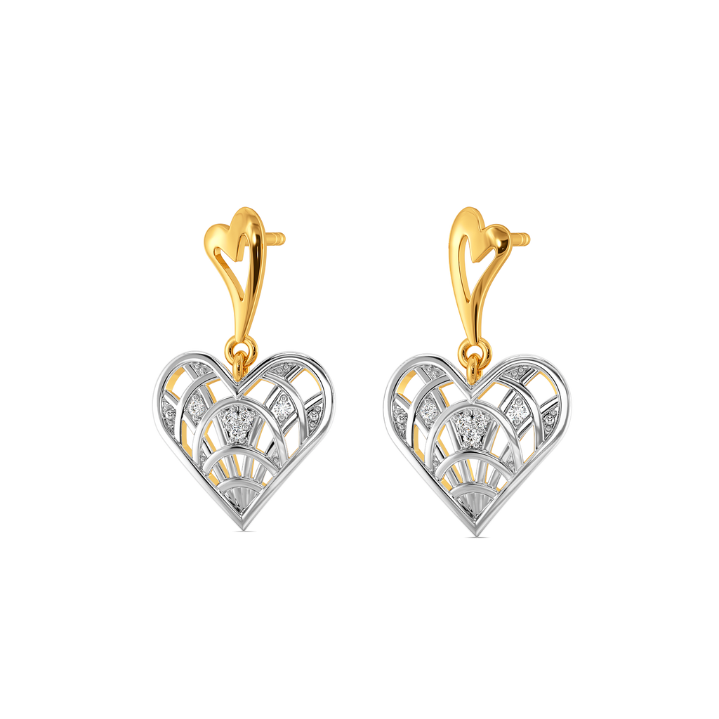 Heartbeat Diamond Earrings