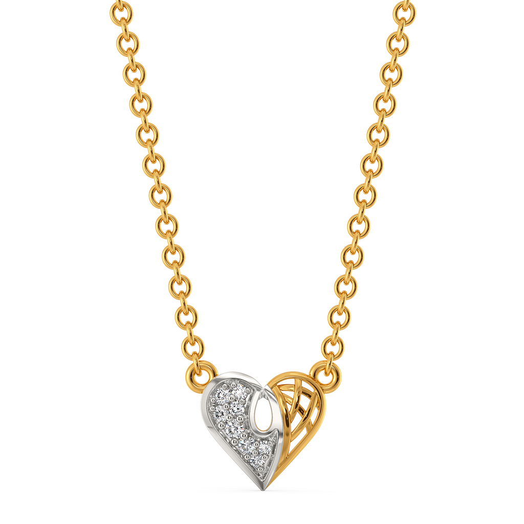 Heartbeat Diamond Necklaces