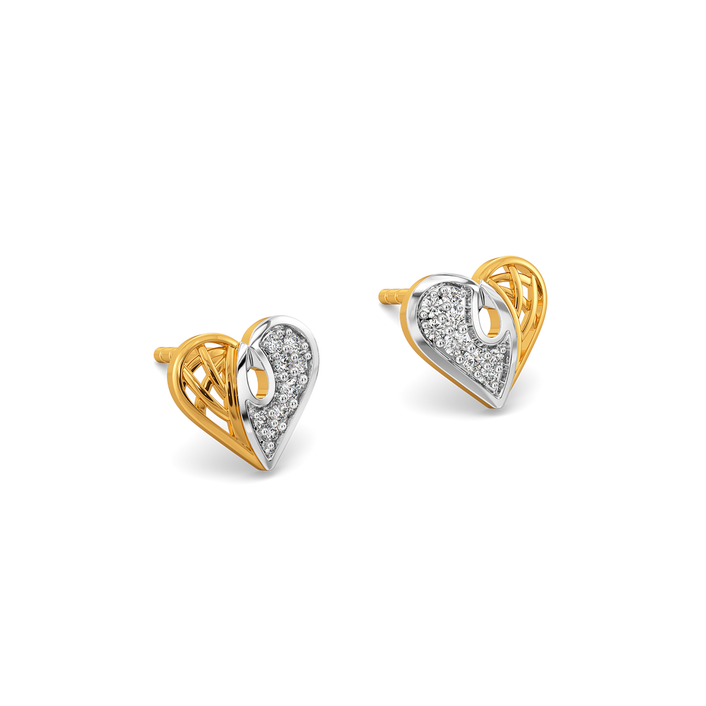 Heartbeat Diamond Earrings