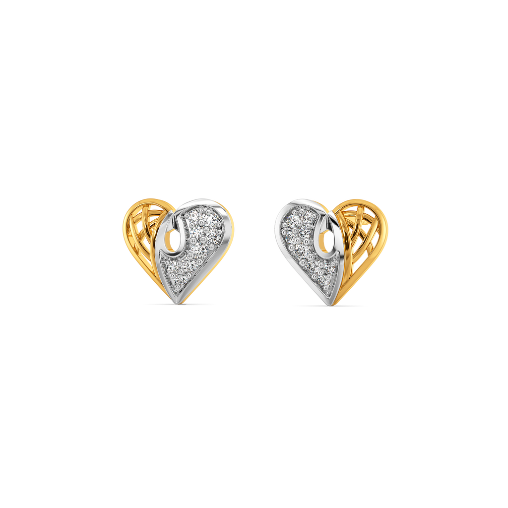Heartbeat Diamond Earrings