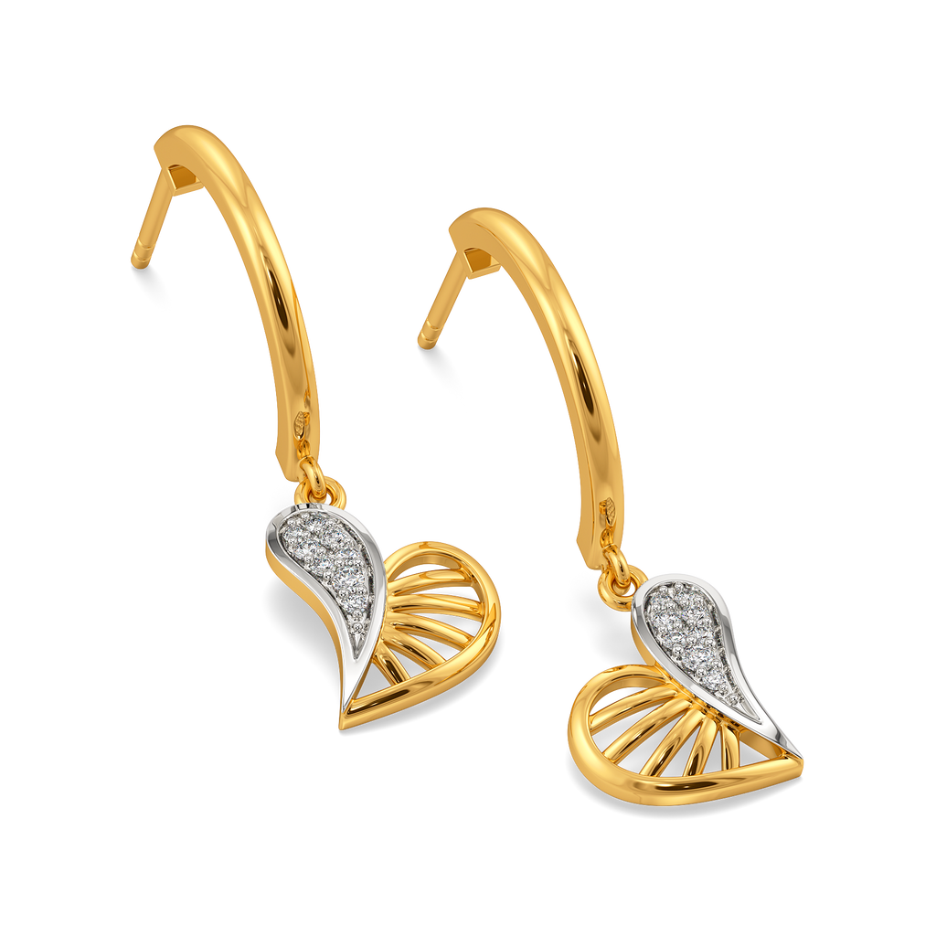 Song for My Valentine Diamond Earrings