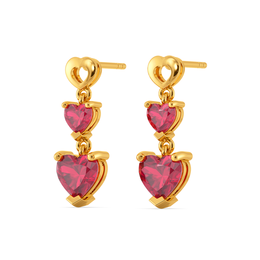 Classic Romance Gemstone Earrings