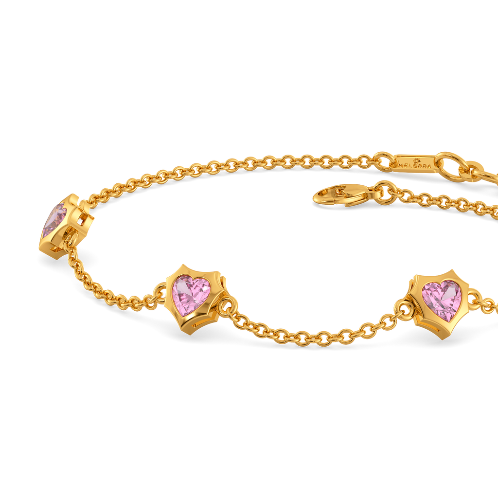 Pink Love Gemstone Bracelets