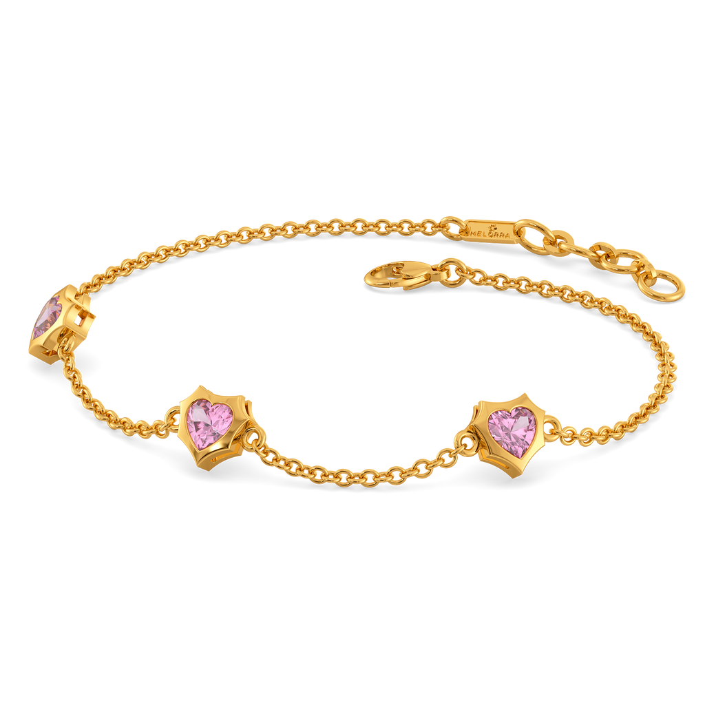 Pink Love Gemstone Bracelets