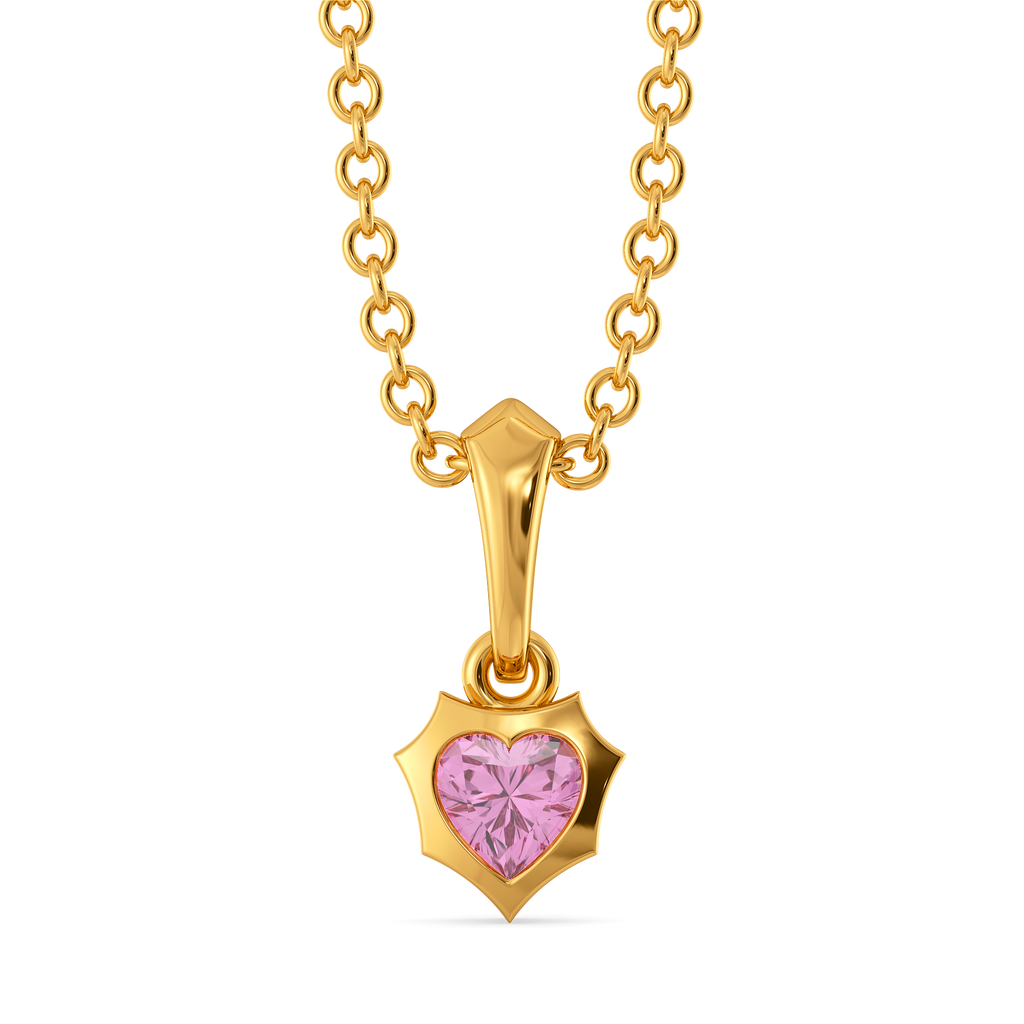 Pink Love Gemstone Pendants
