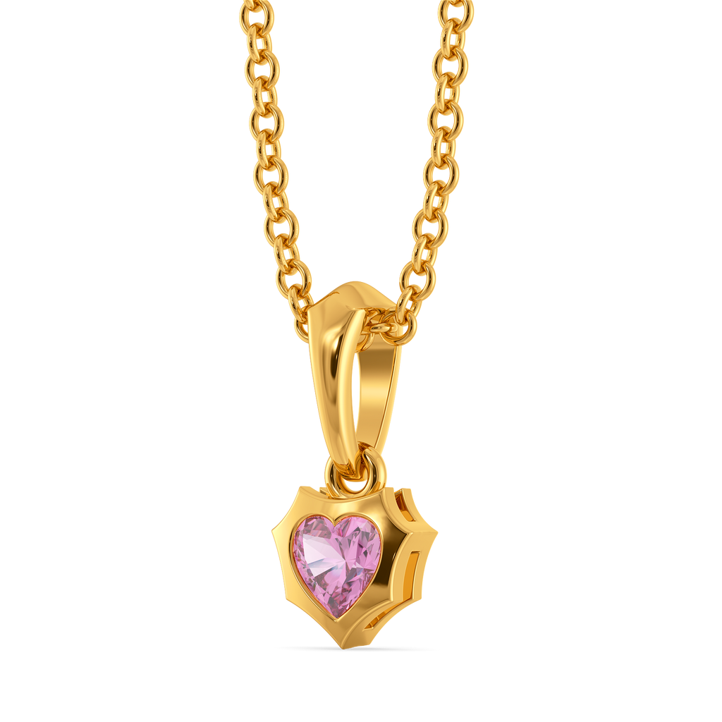 Pink Love Gemstone Pendants