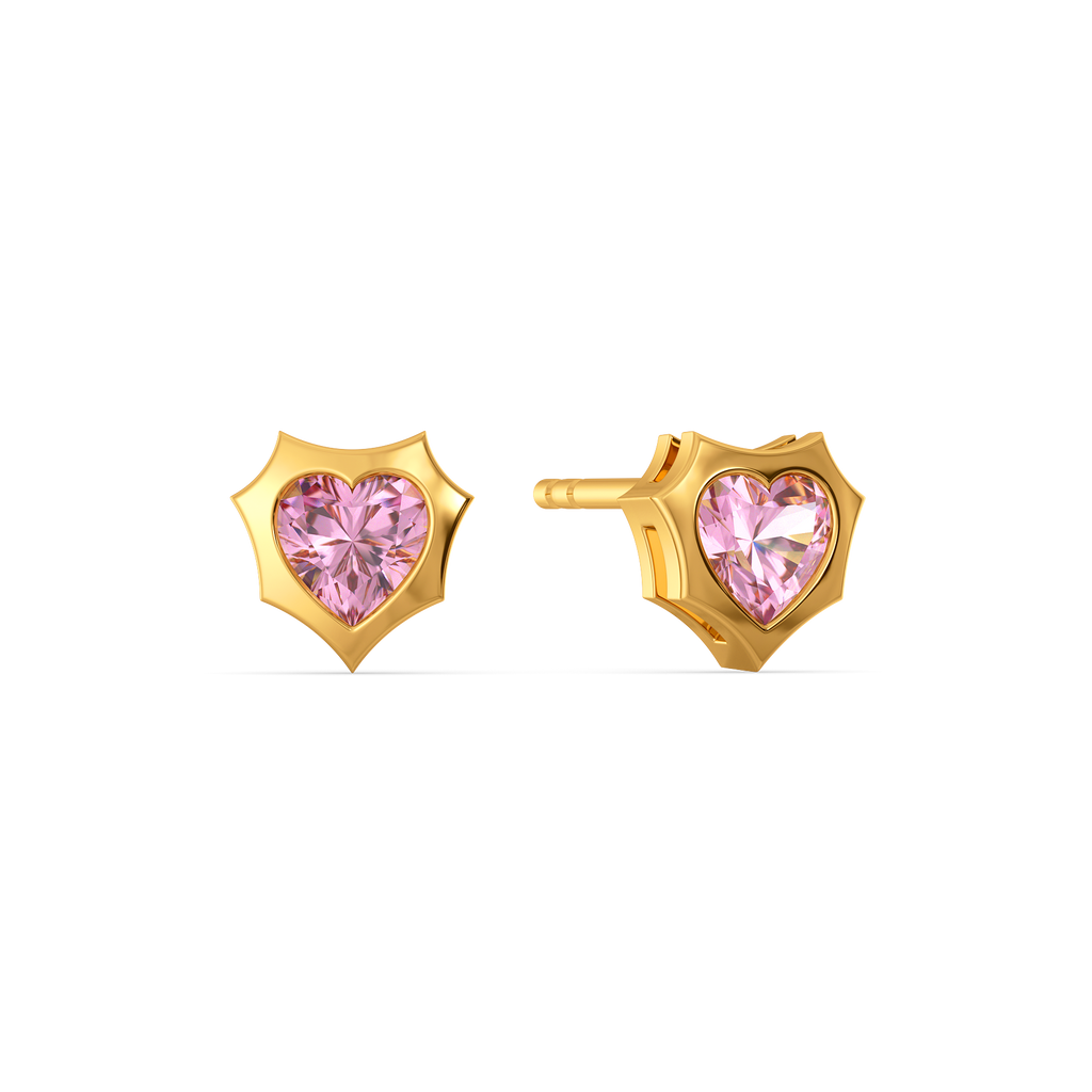 Pink Love Gemstone Earrings