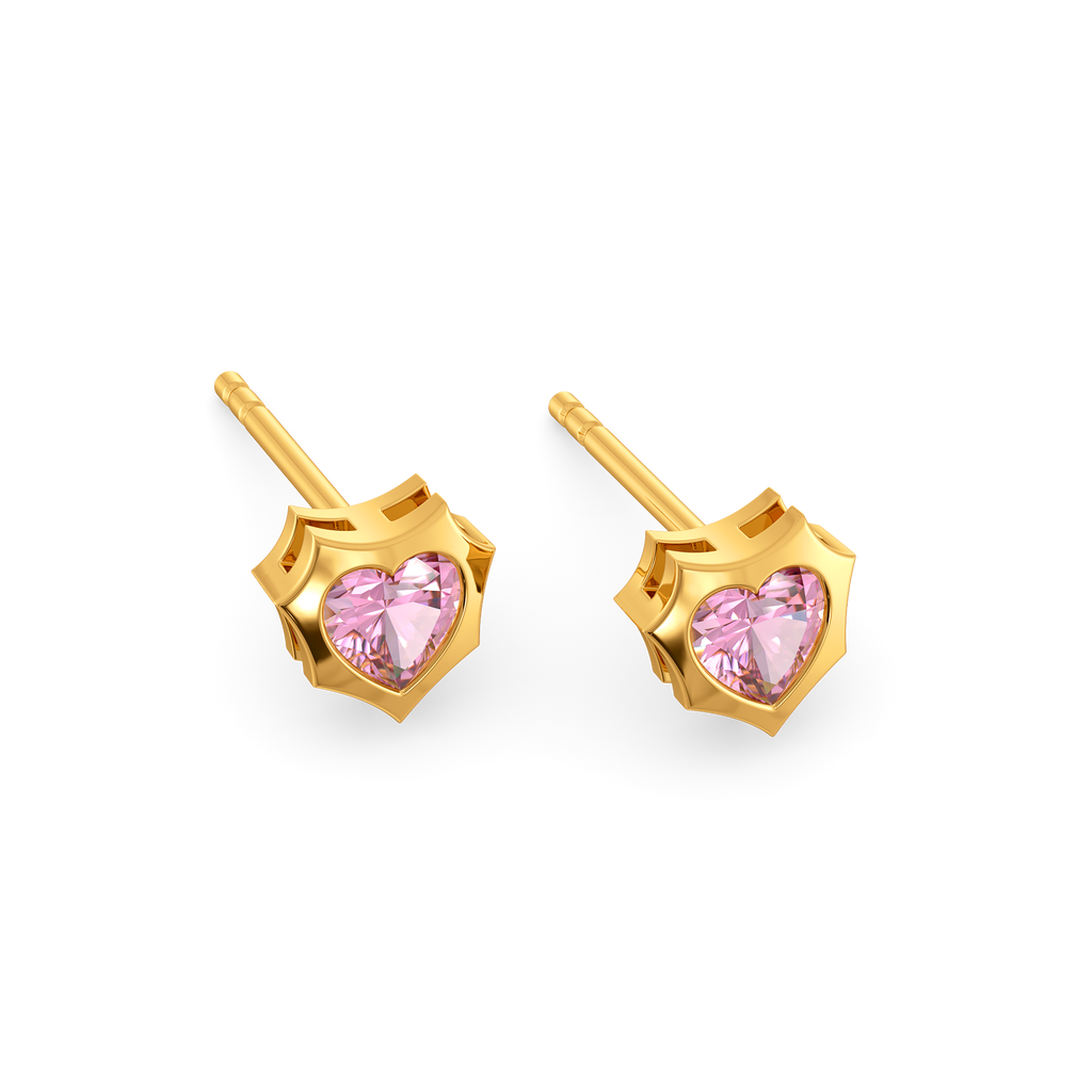 Pink Love Gemstone Earrings