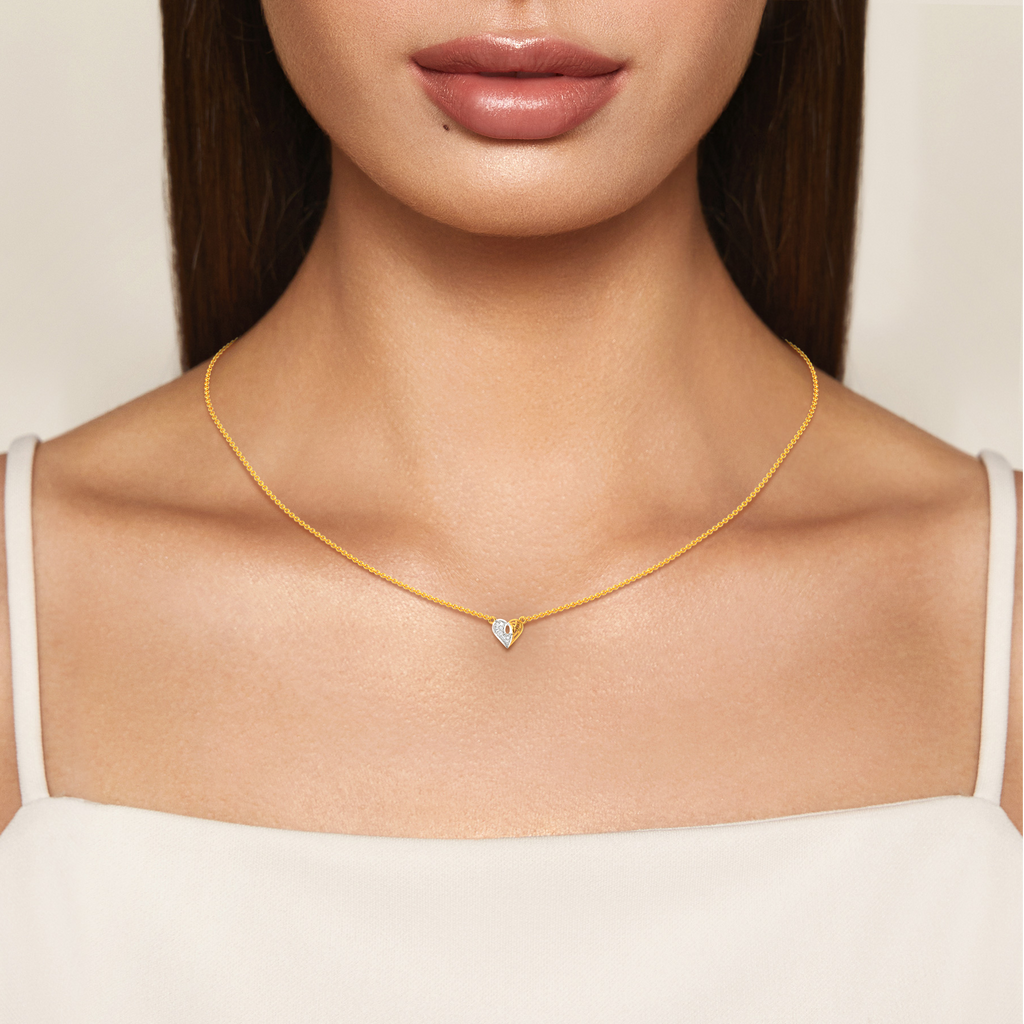 Heartbeat Diamond Necklaces