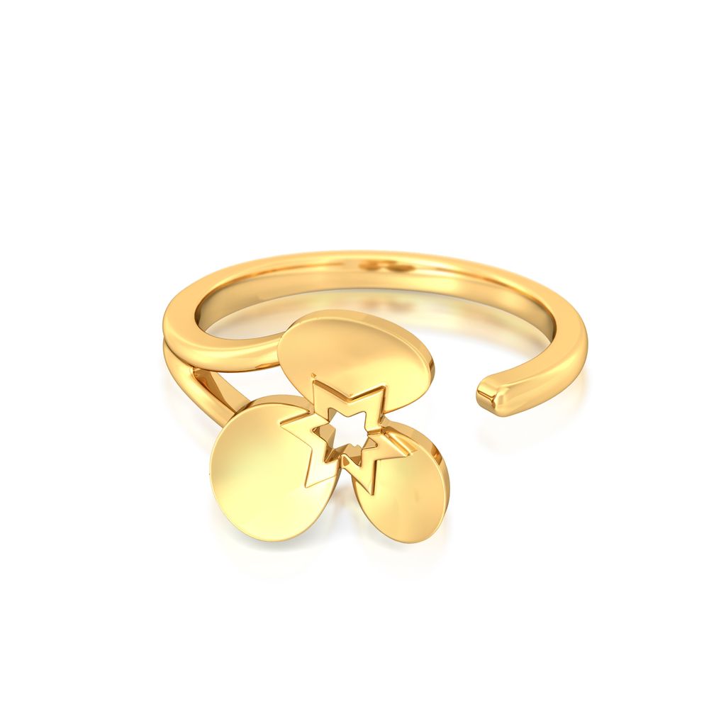 Blazin' Blossom Gold Rings image