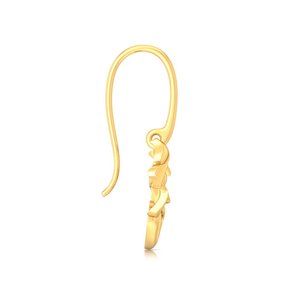 Bloom in Retro Gold Earrings
